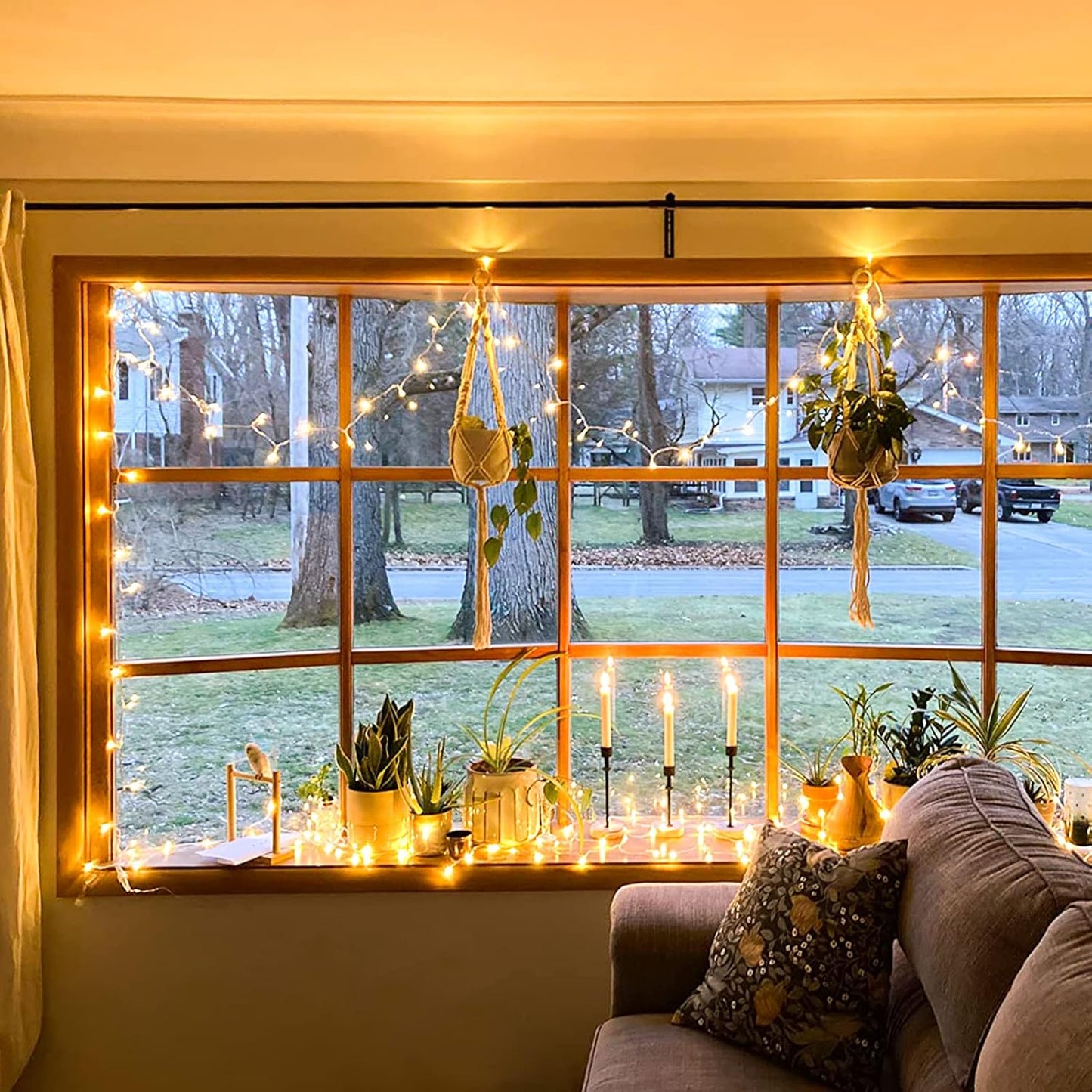 33ft 100 LED Fairy Twinkle Lights – Outdoor & Indoor Decorative String Lights